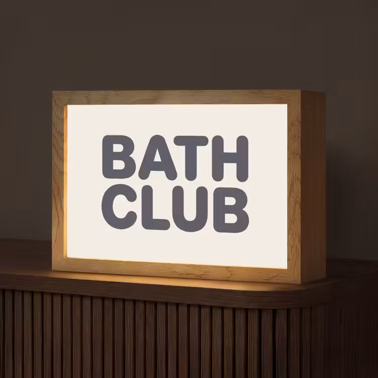 Quote - Grijs - Wit Light Box met kabel (Tafellamp) klein -z3d_website