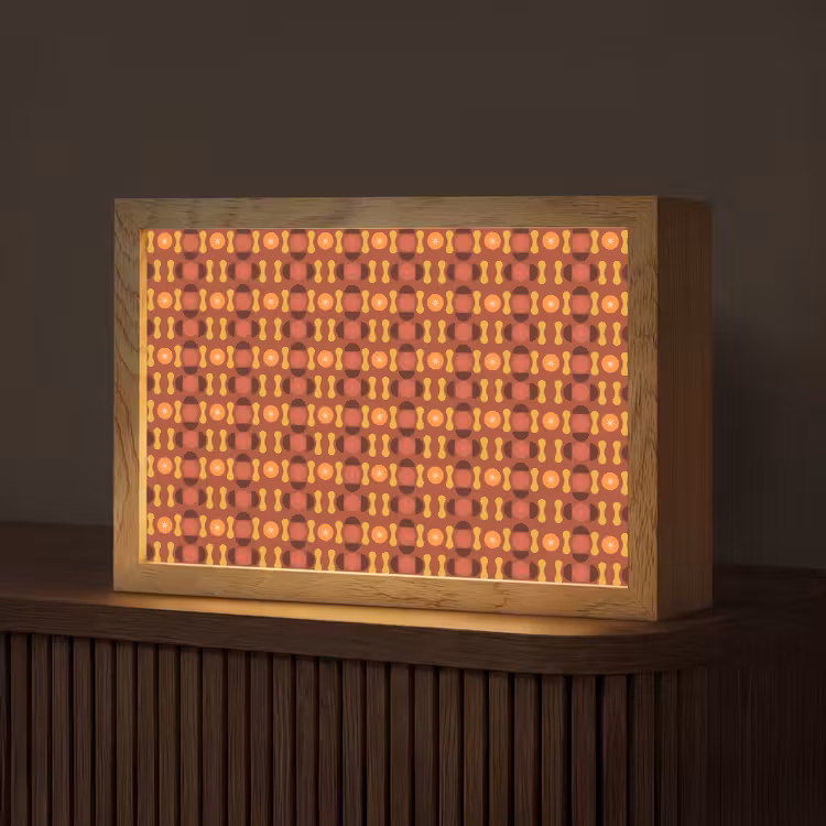 Retro - Disco - Hippie Light Box met kabel (Tafellamp) klein 924 -z3d_website