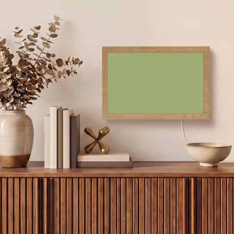 Sage - Green - Groen Light Box met kabel (Tafellamp) klein 924 -sfeer2