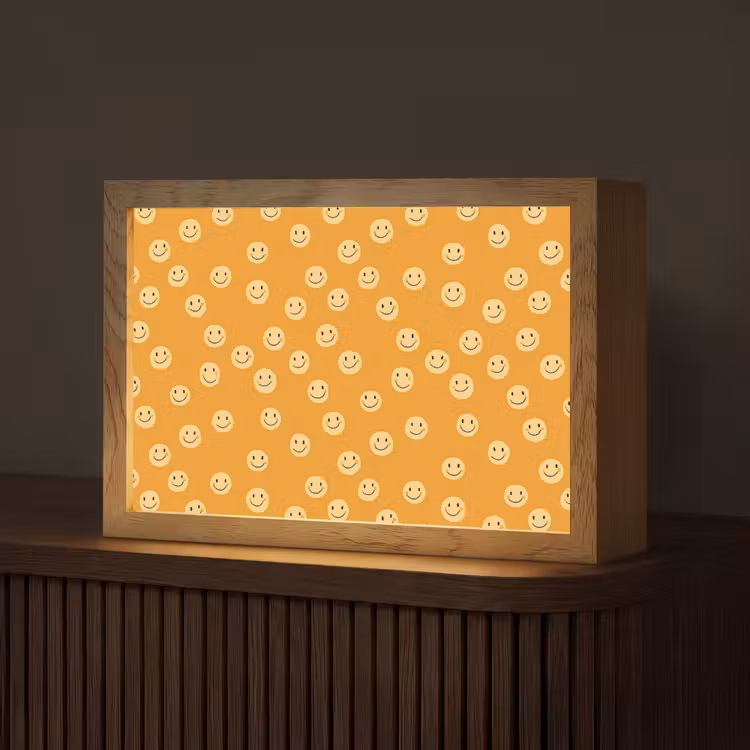 Smileys - Retro - Heel Light Box met kabel (Tafellamp) klein 924 -z3d_website