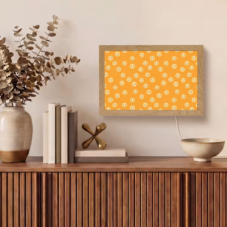 Smileys - Retro - Heel Light Box met kabel (Tafellamp) klein 924 -sfeer2