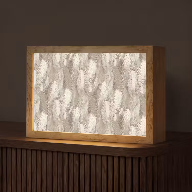Slang - Textuur - Zand Light Box met kabel (Tafellamp) klein 924 -z3d_website