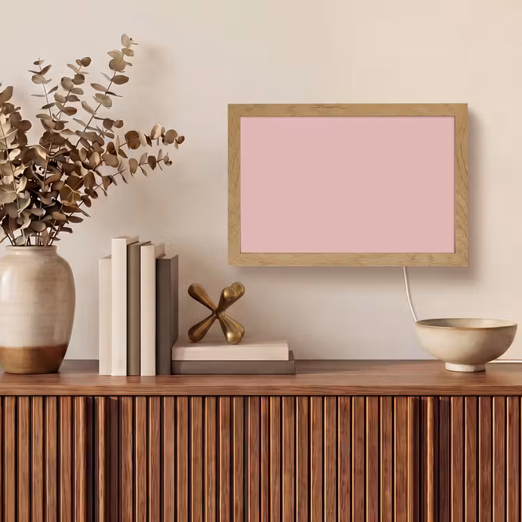 Soft - Blush - Roze Light Box met kabel (Tafellamp) klein 924 -sfeer2