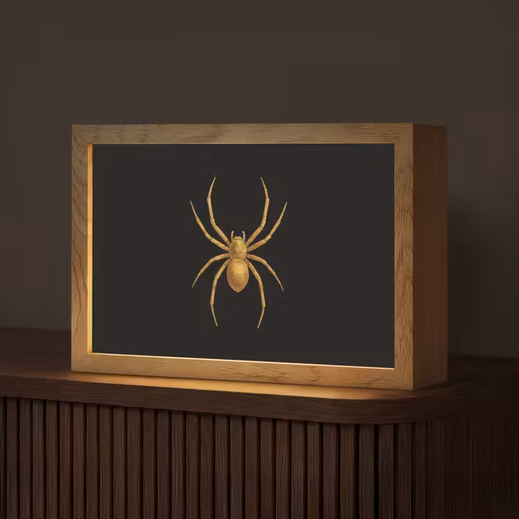 Spin - Goud - Minimalistisch - Poten Light Box met kabel (Tafellamp) klein -z3d_website