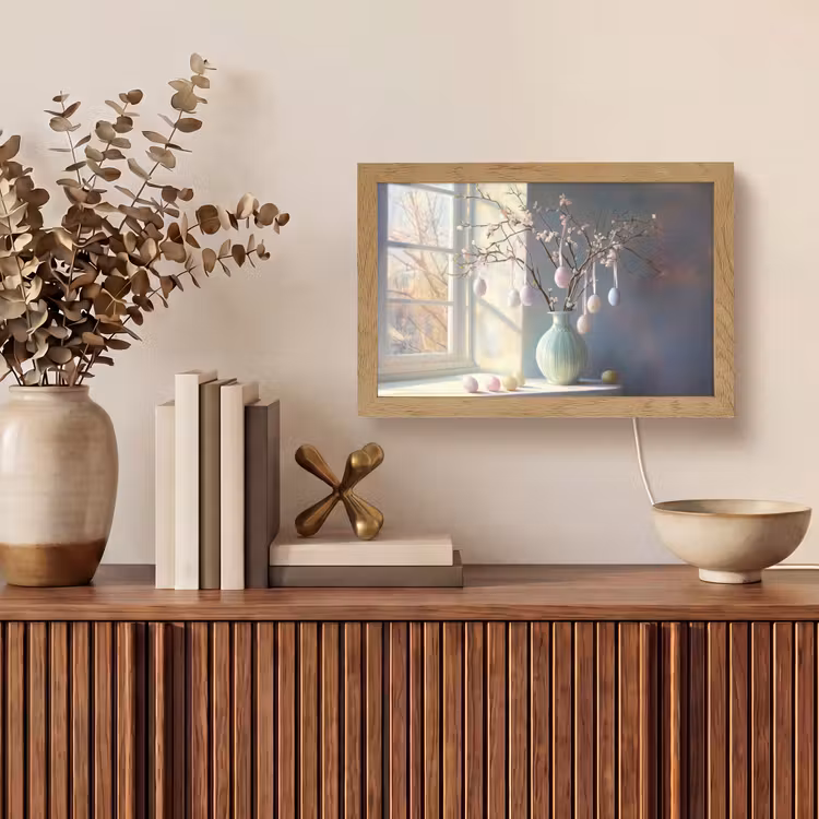 Stilleven - Vaas - Paastak Light Box met kabel (Tafellamp) klein -sfeer2