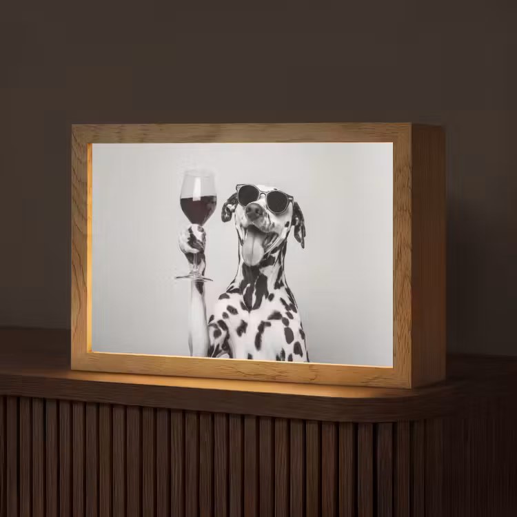 Zonnebril - Dalmatiër - Wijnglas - Tong Light Box met kabel (Tafellamp) klein -z3d_website
