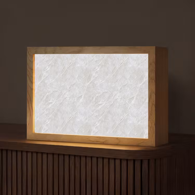 Oppervlakte - Textuur - Grijs Light Box met kabel (Tafellamp) klein 924 -z3d_website