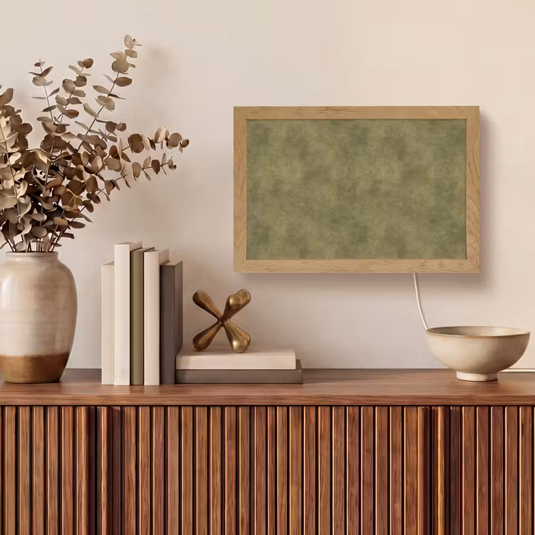 Textuur - Abstract - Groen Light Box met kabel (Tafellamp) klein 924 -sfeer2