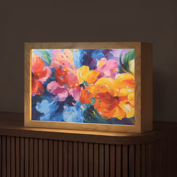 Golvend - Energie - warm Light Box met kabel (Tafellamp) klein -z3d_website