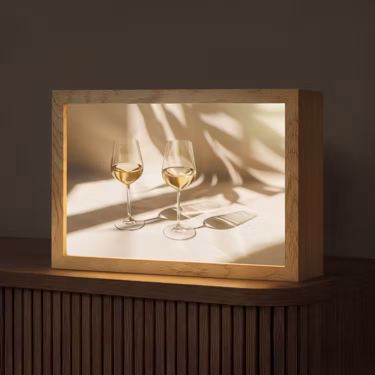 Wijn - Wijnglazen - Wit Light Box met kabel (Tafellamp) klein -z3d_website