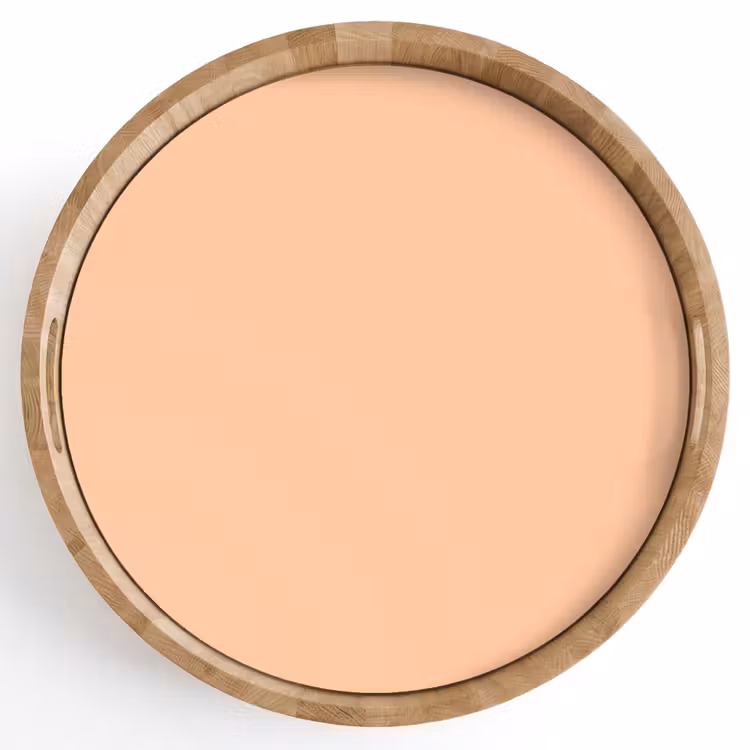 Apricot - Blush - Nude Dienblad Rond middel 914 -z3d_shopping