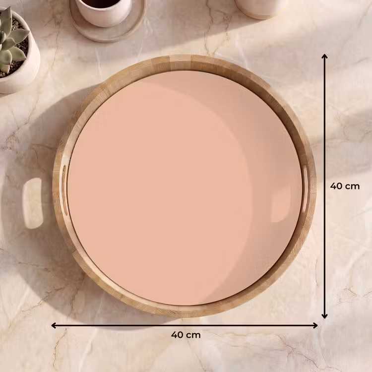 Blush - Terracotta - Nude Dienblad Rond middel 914 -USP_Formaat