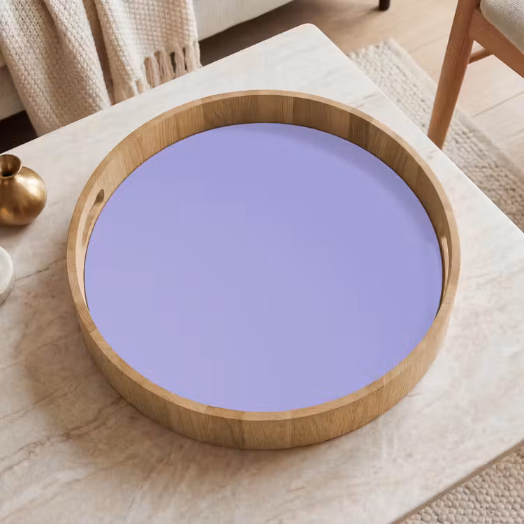 Ceil - Paars - Lila Dienblad Rond middel 914 -sfeer1