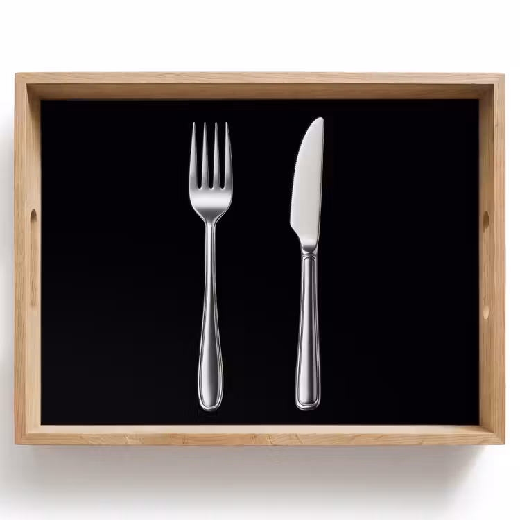 Bestek - Klassiek - Elegant Dienblad Rechthoek middel -z3d_shopping