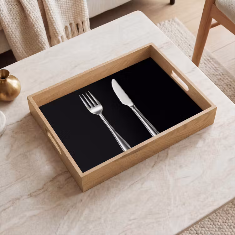 Bestek - Klassiek - Elegant Dienblad Rechthoek middel -sfeer1