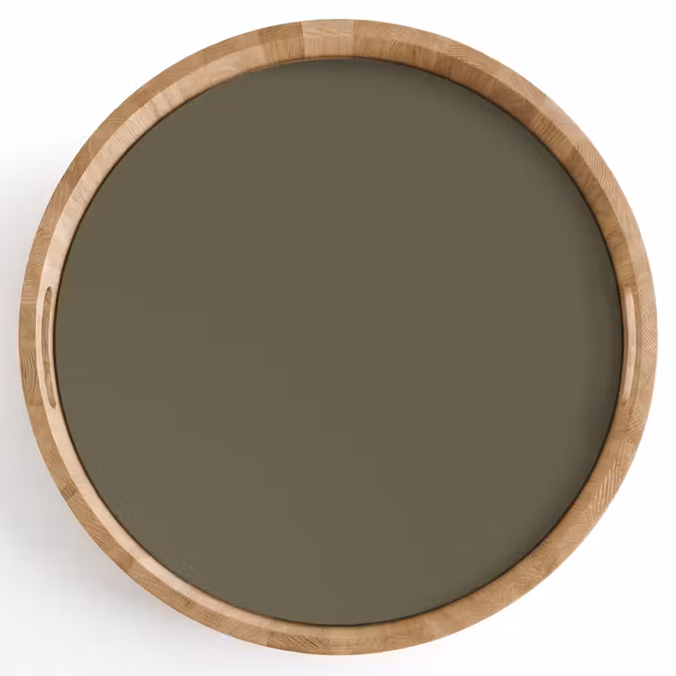 Deep - Khaki - Groen Dienblad Rond middel 914 -z3d_shopping