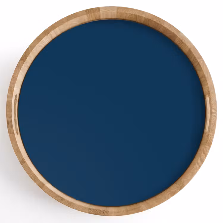 Deep - Ocean - Blauw Dienblad Rond middel 914 -z3d_shopping