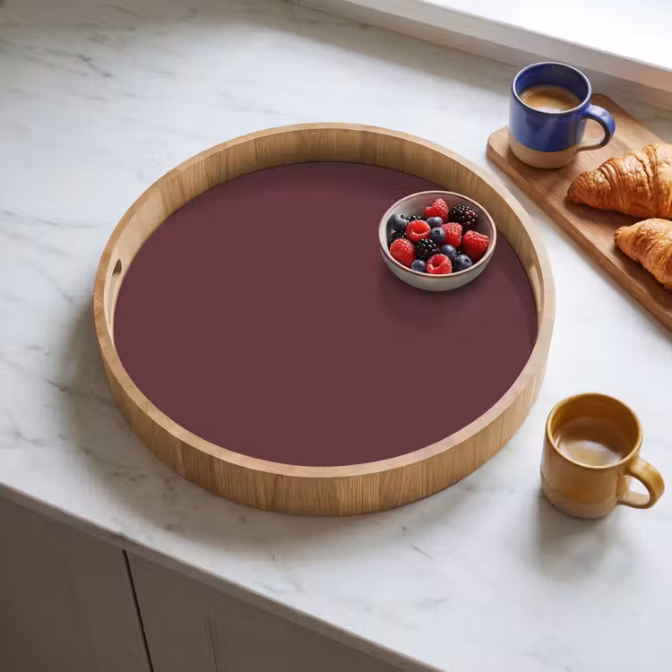 Dusty - Rose - Roze Dienblad Rond middel 914 -sfeer2