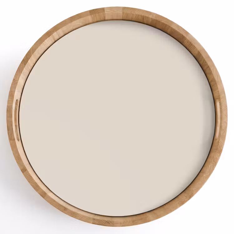 Fresh - Linen - Nude Dienblad Rond middel 914 -z3d_shopping