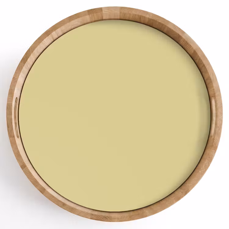 Golden - Clover - Geel Dienblad Rond middel 914 -z3d_shopping