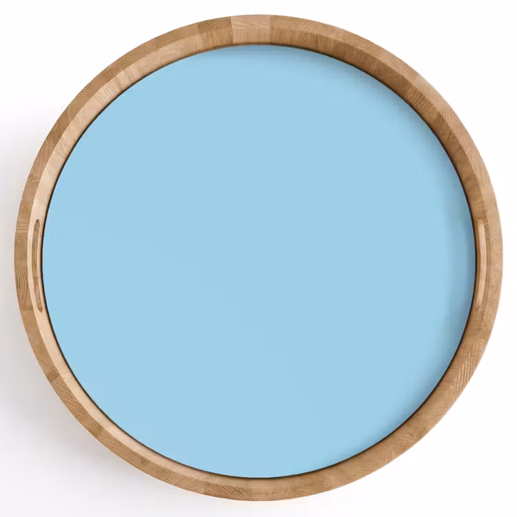 Ice - Blue - Blauw Dienblad Rond middel 914 -z3d_shopping