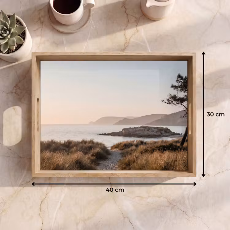 Landschap - Kust - Duinen Dienblad Rechthoek middel -USP_Formaat