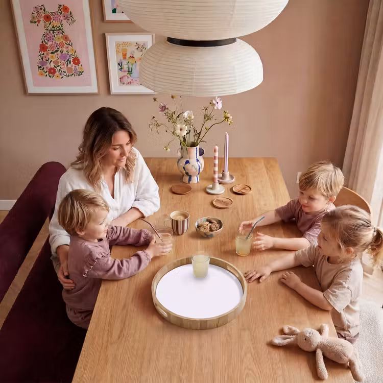 Lilac - Luxe - Paars Dienblad Rond middel 914 -sfeer4