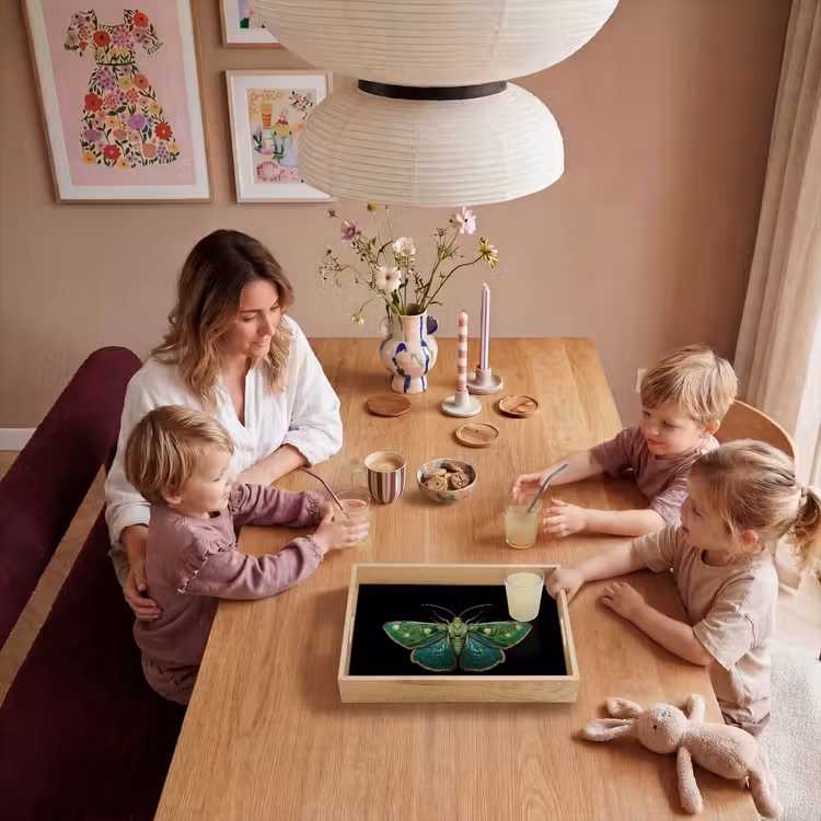 Mot - Levendig - Groen Dienblad Rechthoek middel -sfeer4