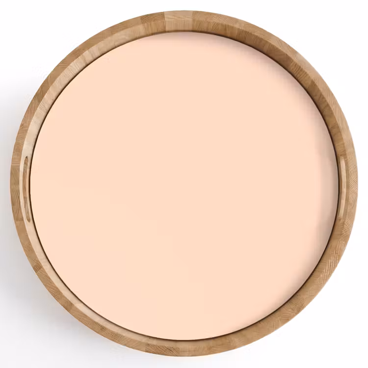 Pale - Peach - Nude Dienblad Rond middel 914 -z3d_shopping