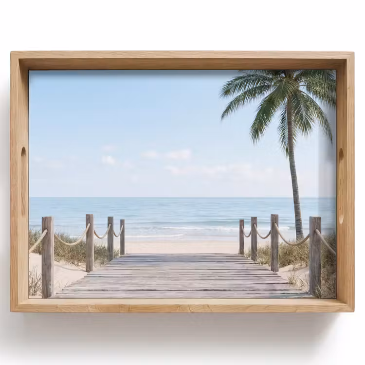 Palmbomen - Pad - Horizon Dienblad Rechthoek middel -z3d_shopping