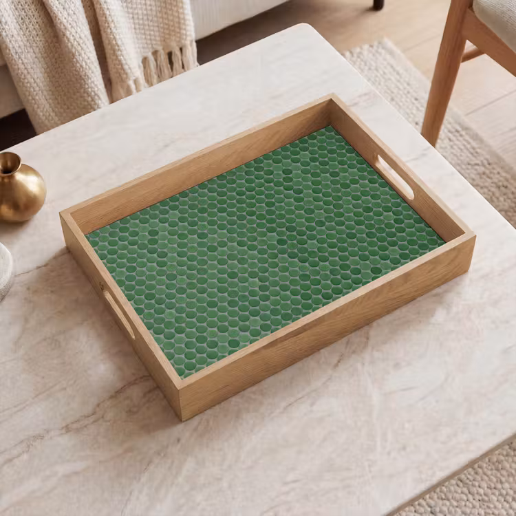 Penny - Mozaïek - Bosgroen - Green Dienblad Rechthoek middel 911 -sfeer1