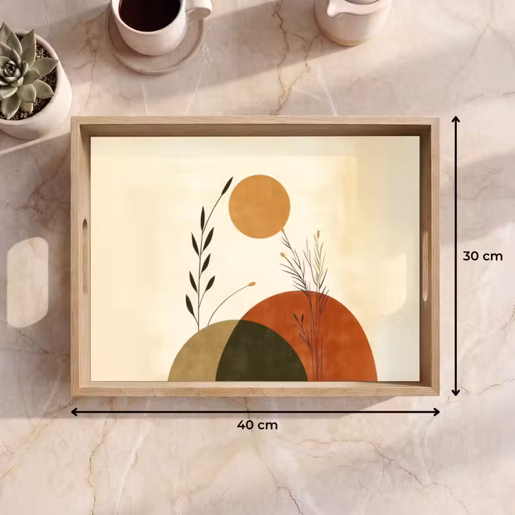 Planten - Abstract - Vormen Dienblad Rechthoek middel -USP_Formaat