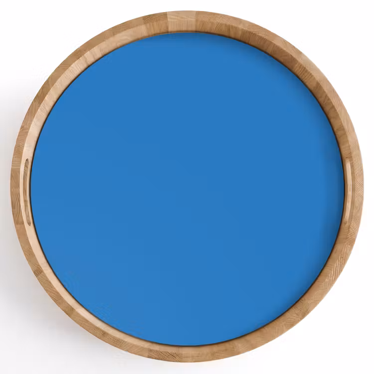 Royal - Blue - Blauw Dienblad Rond middel 914 -z3d_shopping
