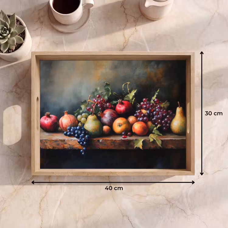 Rustiek - Stilleven - Fruit Dienblad Rechthoek middel -USP_Formaat