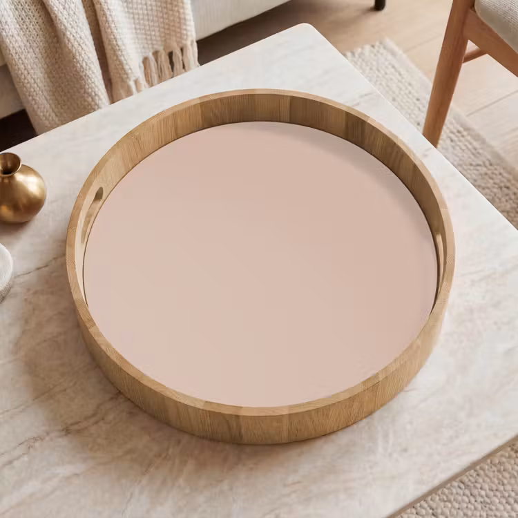 Soft - Clay - Nude Dienblad Rond middel 914 -sfeer1