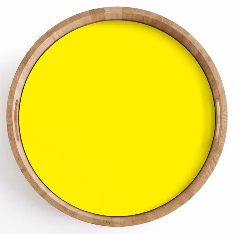 Sunshine - Glow - Geel Dienblad Rond middel 914 -z3d_shopping