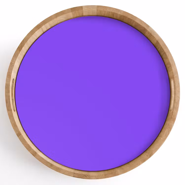 Vivid - Violet - Paars Dienblad Rond middel 914 -z3d_shopping