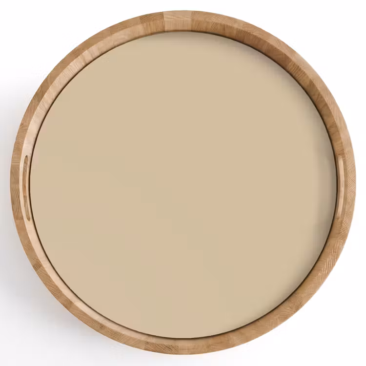 Warm - Sand - Nude Dienblad Rond middel 914 -z3d_shopping