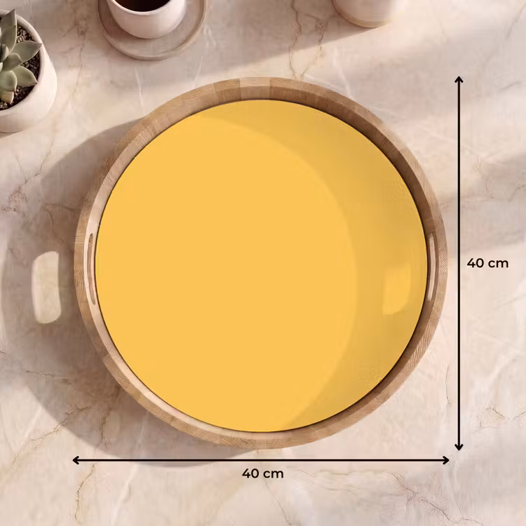 Warm - Sand - Terracotta Dienblad Rond middel 914 -USP_Formaat