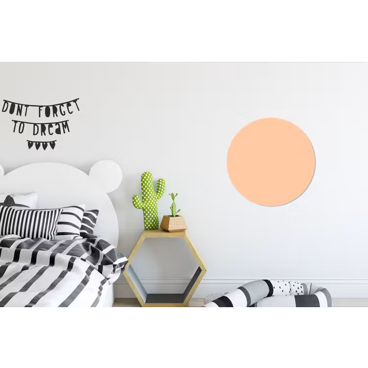 Apricot - Blush - Nude Wandcirkel aluminium klein 190 -kinderkamer