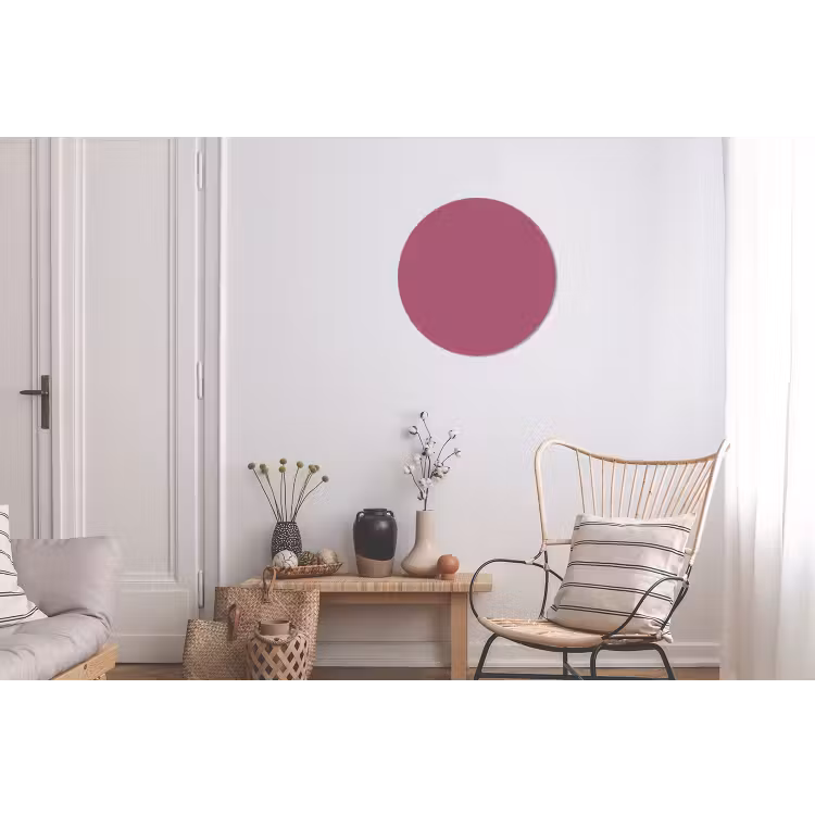 Berry - Roze -Pink Wandcirkel aluminium klein 190 -woonkamer