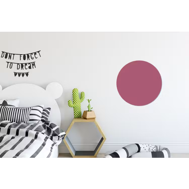 Berry - Roze -Pink Wandcirkel aluminium klein 190 -kinderkamer