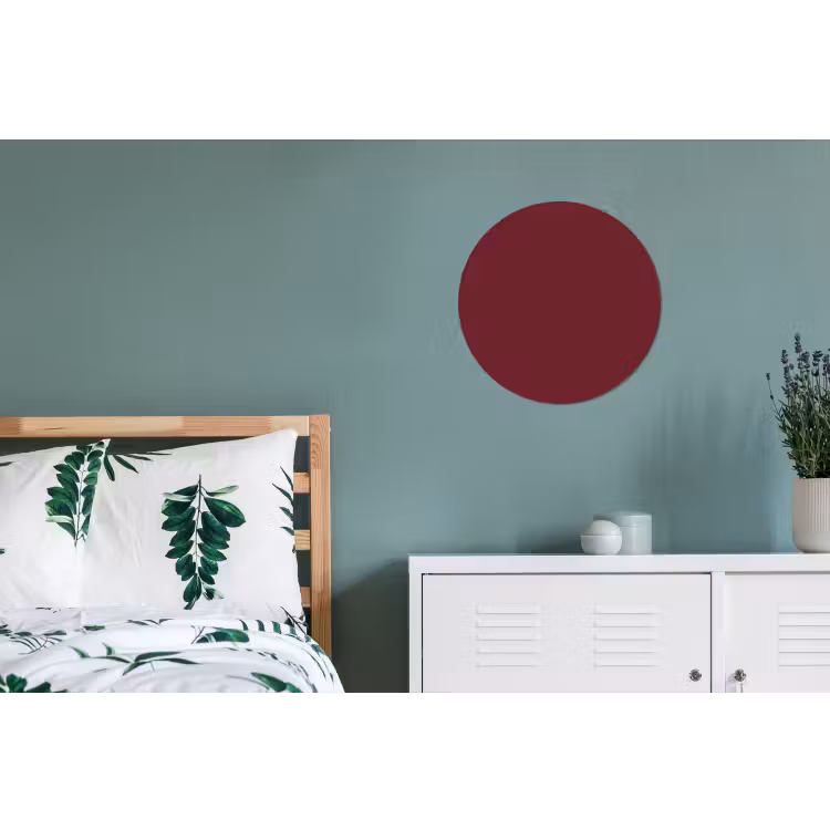 Dark - Garnet - Rood Wandcirkel aluminium klein 190 -slaapkamer