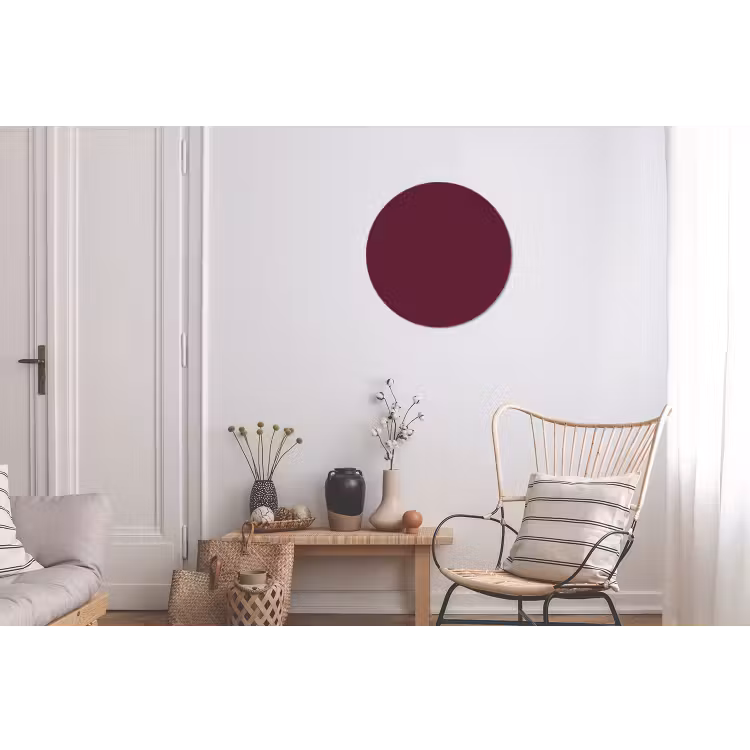 Deep - Plum - Paars Wandcirkel aluminium klein 190 -woonkamer