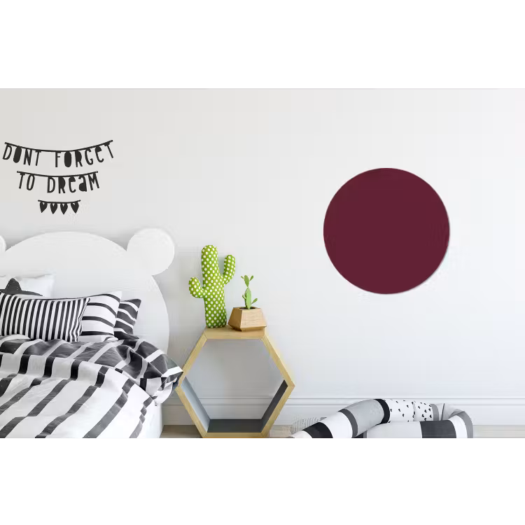 Deep - Plum - Paars Wandcirkel aluminium klein 190 -kinderkamer