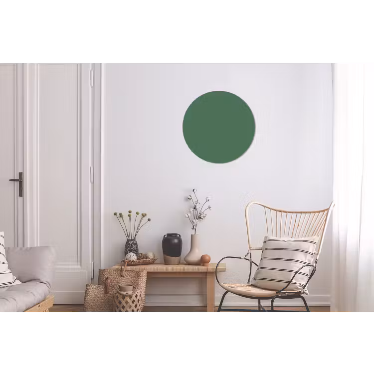 Deep - Sagewood - Groen Wandcirkel aluminium klein 190 -woonkamer