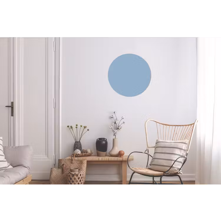 Dusty - Denim - Blauw Wandcirkel aluminium klein 190 -woonkamer
