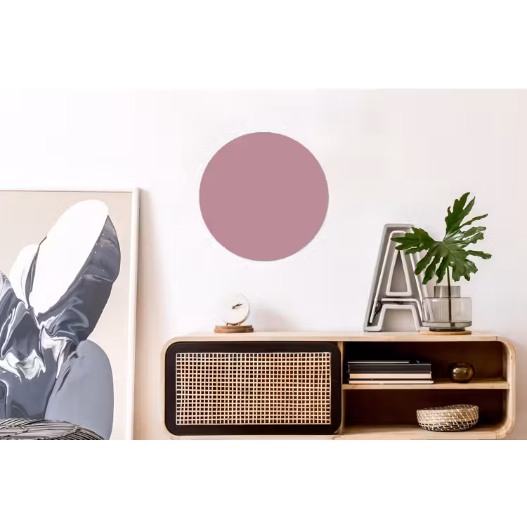 Dusty - Mauve - Paars Wandcirkel aluminium klein 190 -kantoor
