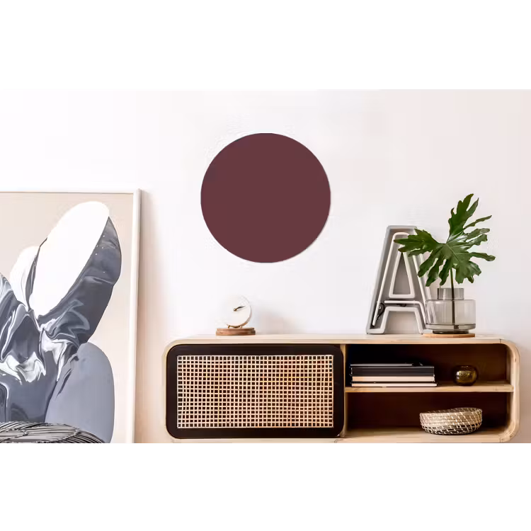 Dusty - Rose - Roze Wandcirkel aluminium klein 190 -kantoor