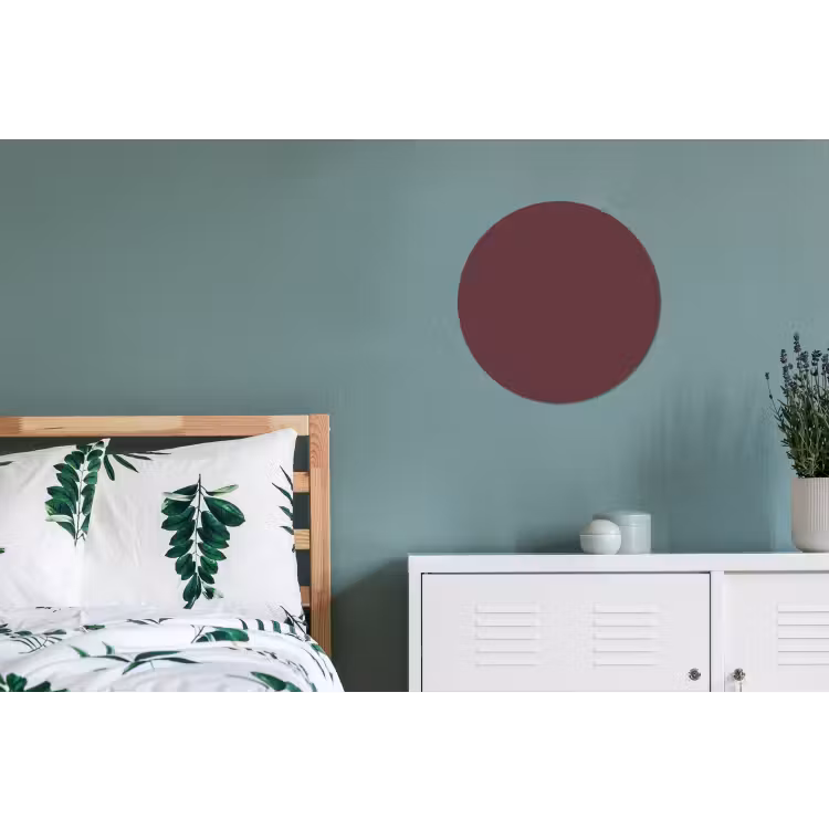 Dusty - Rose - Roze Wandcirkel aluminium klein 190 -slaapkamer
